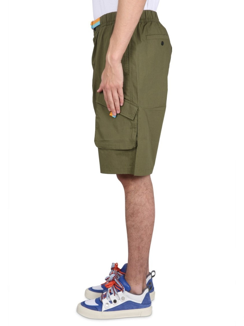 Marcelo Burlon Cargo Bermuda Cross