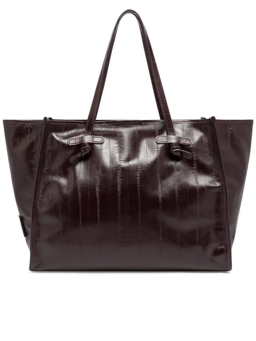 Gianni Chiarini Marcella Crocodile Effect Structured Tote