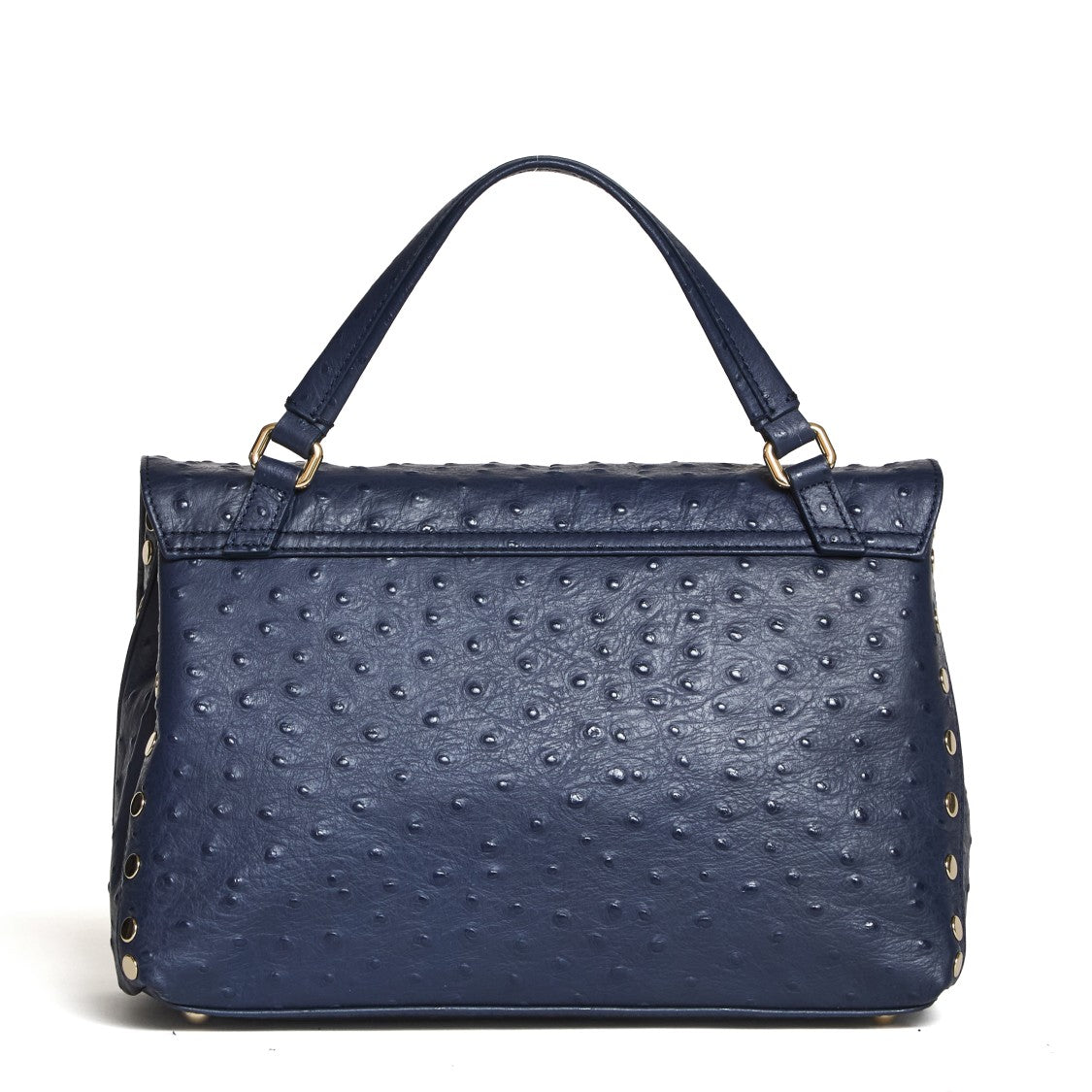 Zanellato Gold Pale Vitello Leather Small Postina Shoulder Bag