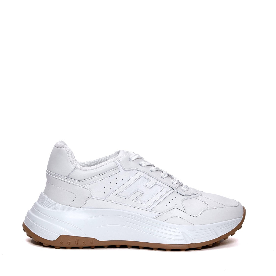 Hogan Hi Fi White Leather Sneakers