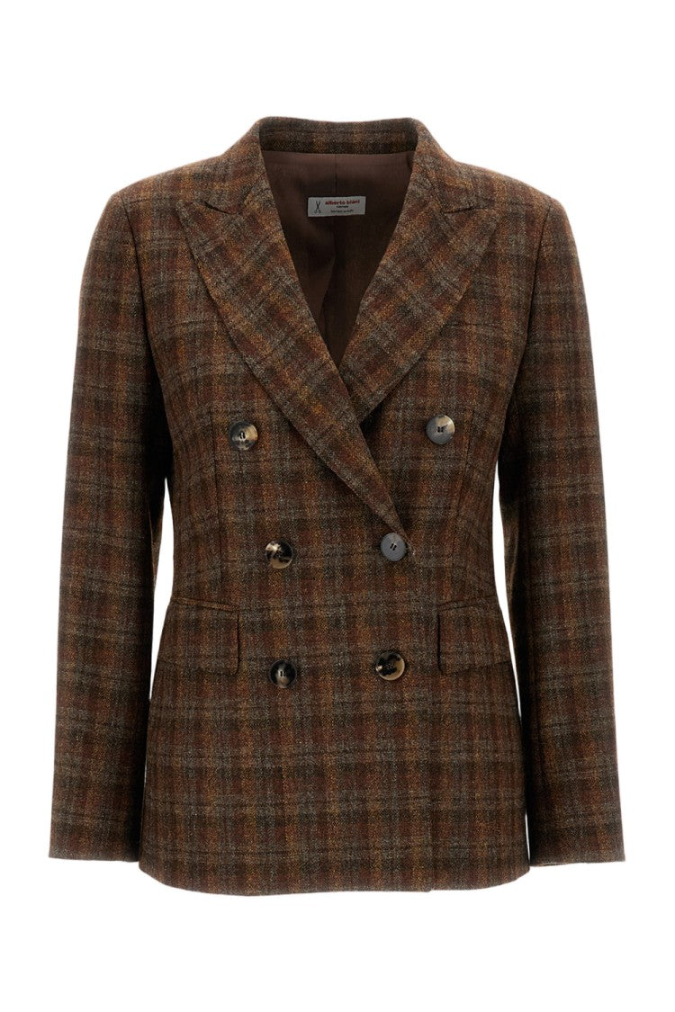 Alberto Biani Double-Breasted Shetland Jacket