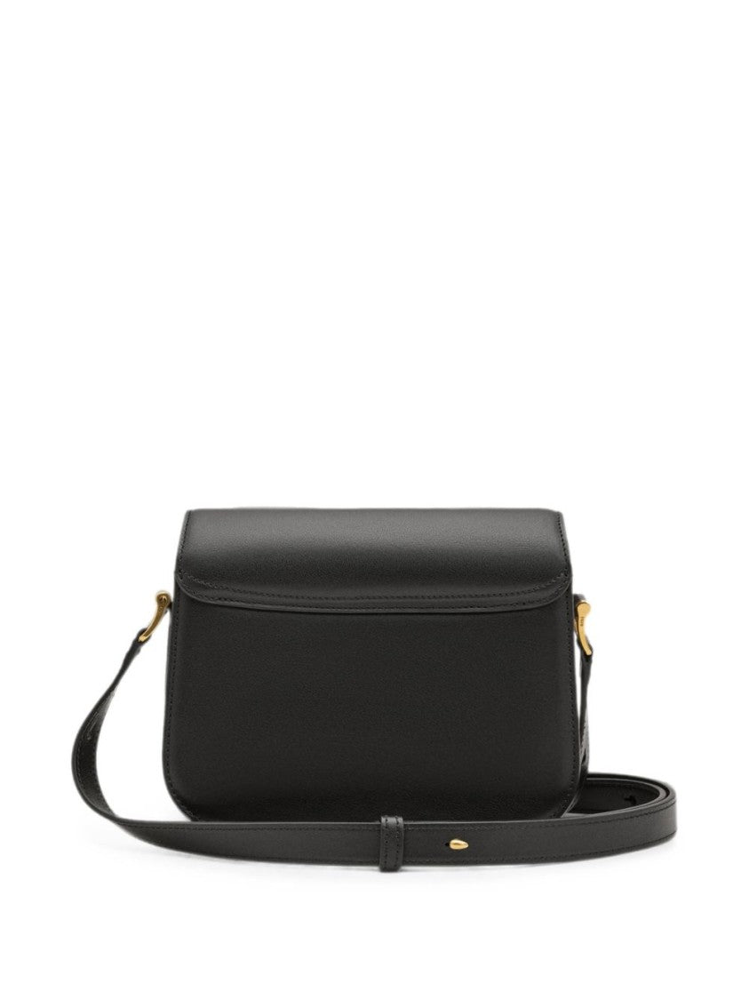 Ami Paris Rectangular Heart-Emblem Silk-Nylon Shoulder Bag