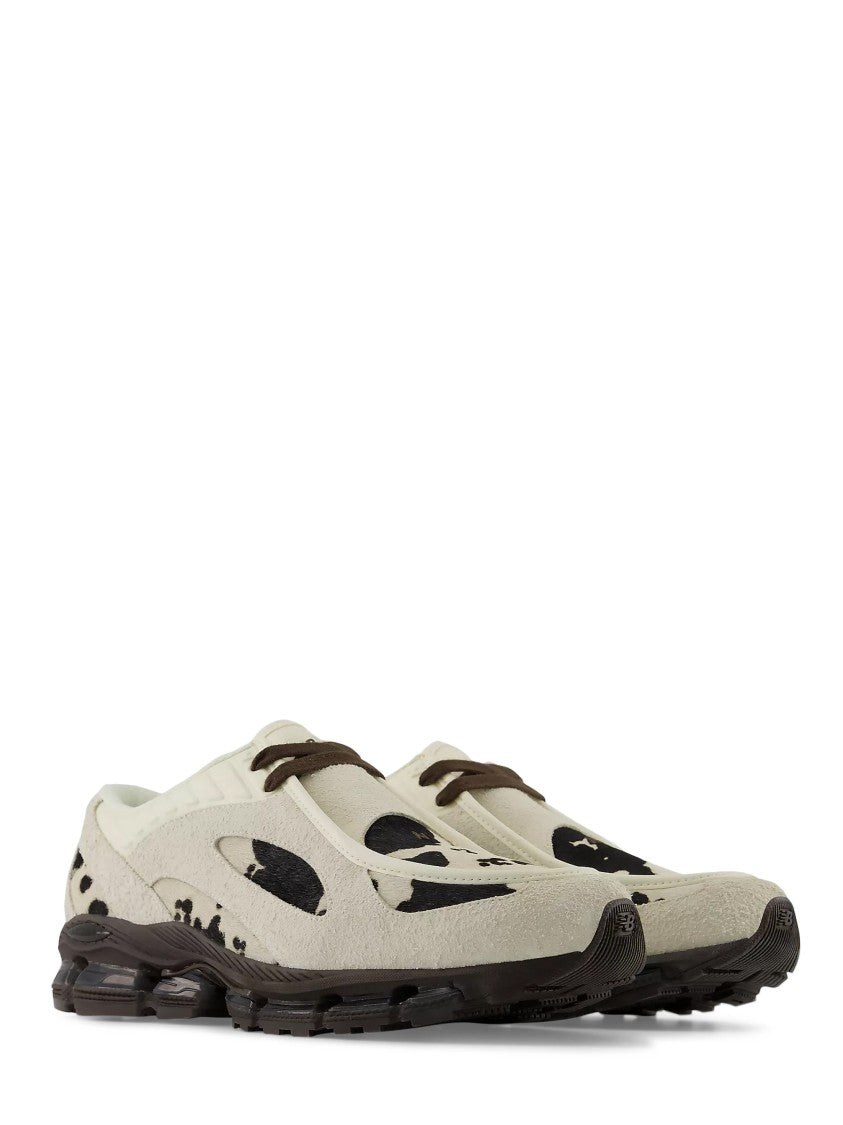 New Balance Cream Angora Suede Artistic Accents Sneakers