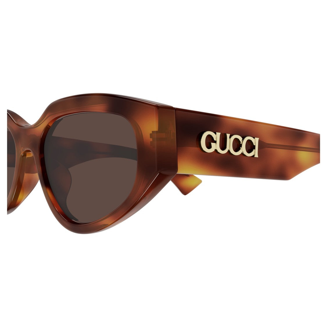 Gucci Gg1845sa Cat-Eye Brown Tortoiseshell Sunglasses