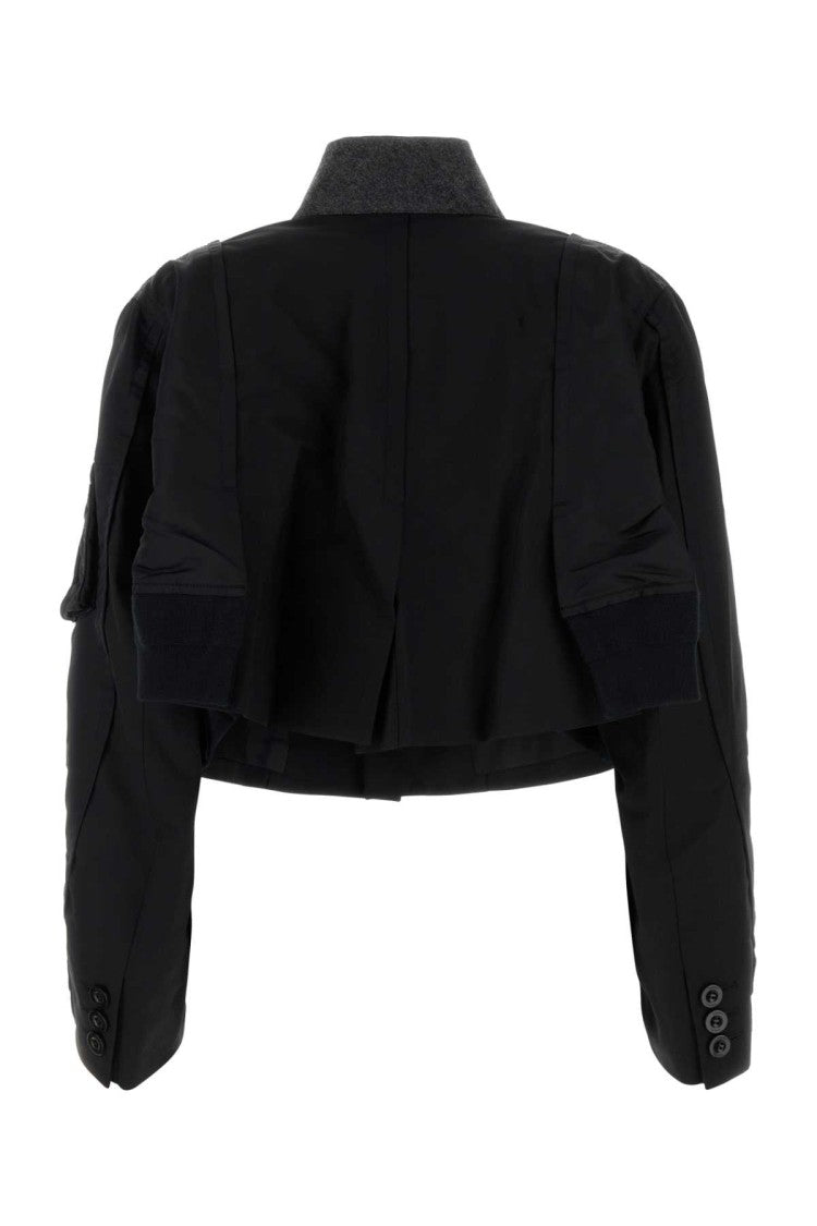 Sacai Black Twill Jacket