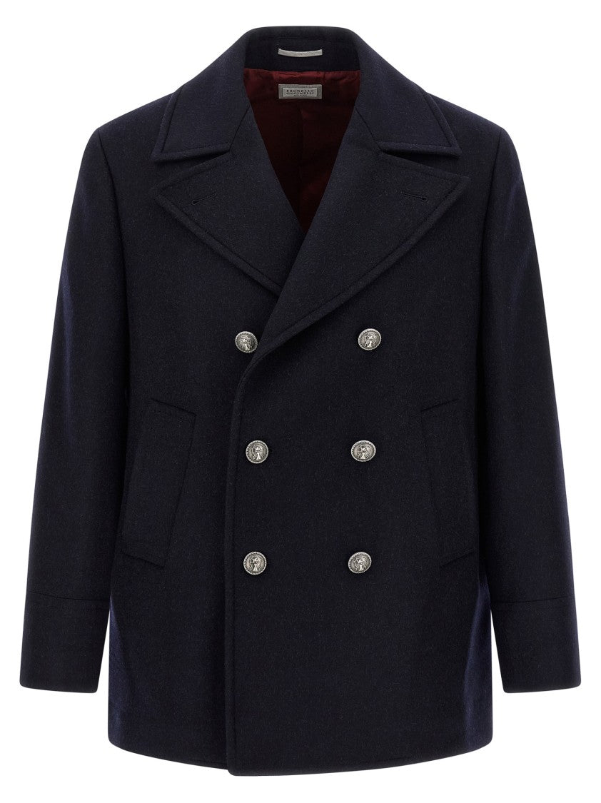 Brunello Cucinelli Double Flannel Caban