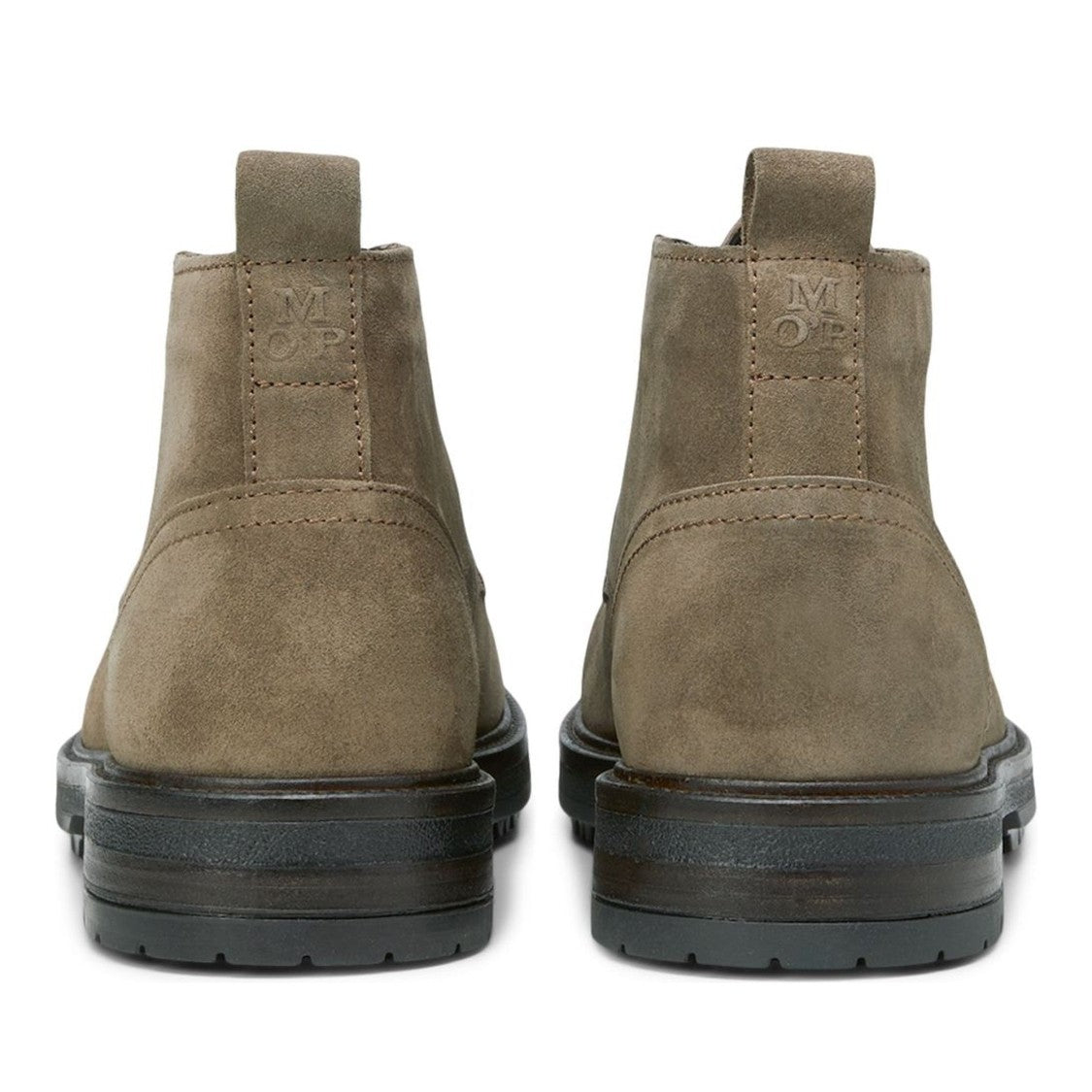 Marc O'polo Beige Rony 7B Lace-Up Suede Boots