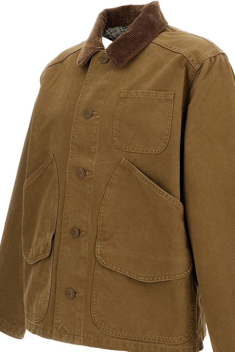 Filson Brown Cotton Canvas Jacket