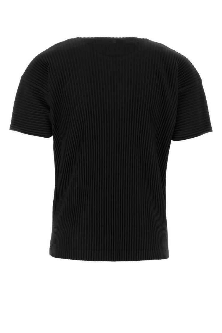 Homme Plissé Issey Miyake Pleated Texture T-Shirt With Relaxed Silhouette