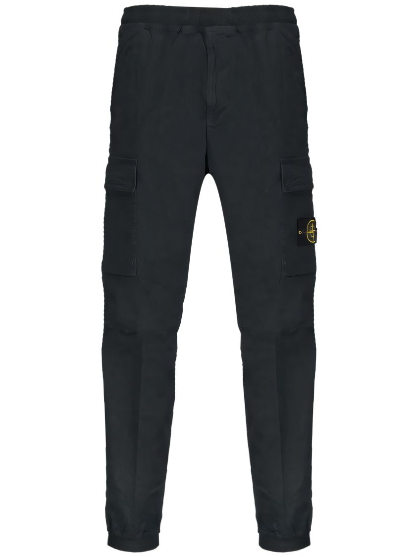 Stone Island Straight-Fit Cargo Pants With Elastic Waistband