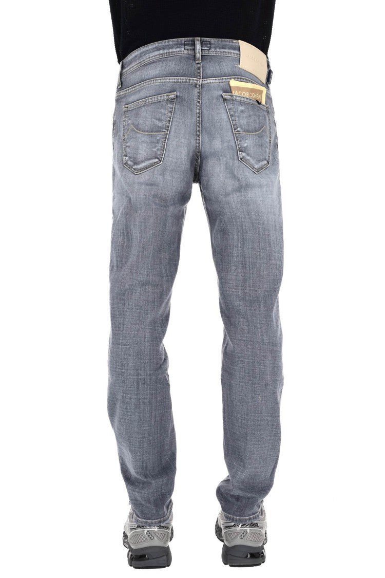 Jacob Cohen Scott Carrot Fit Grey Comfort Jeans