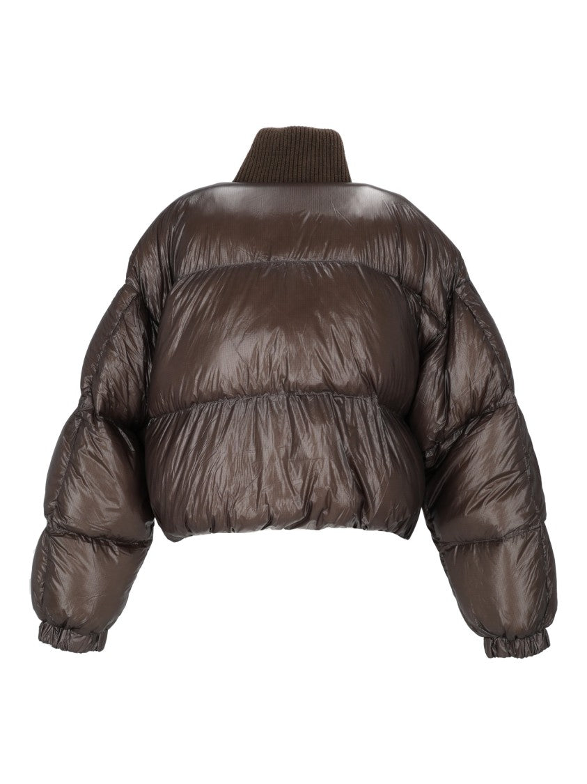 Diesel Cropped Quilted W-Arrior Down Jacket