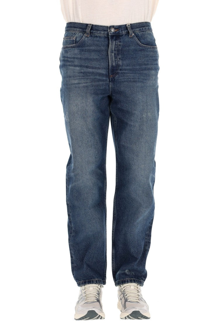 A.P.C. Martin Cotton Jeans With Micro Rips