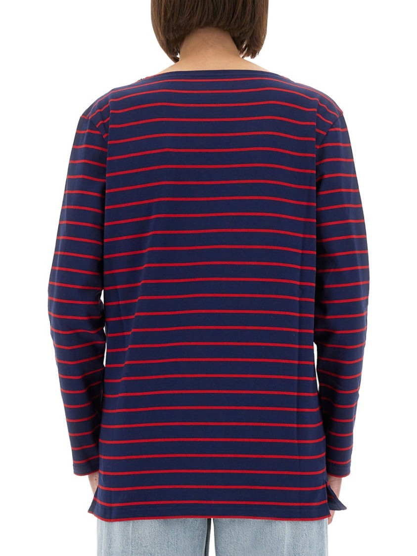 Valentino Striped Cotton Jersey T-Shirt