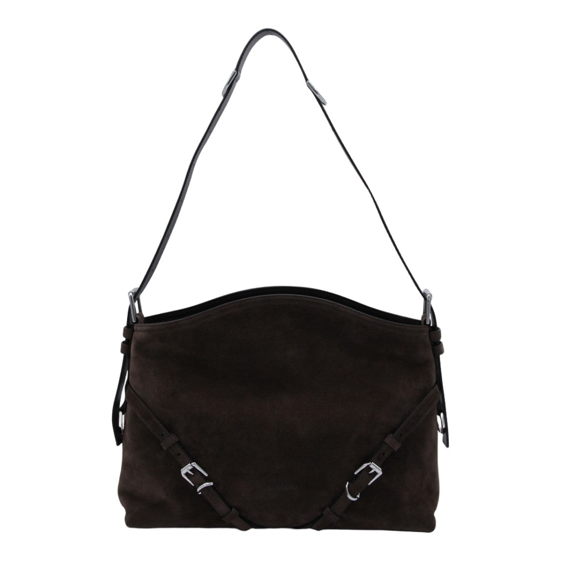 Givenchy Deep Brown Suede Handbag
