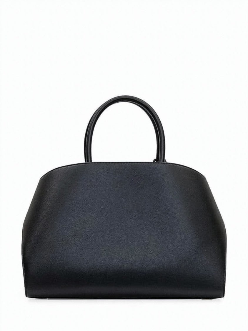 Salvatore Ferragamo Structured Calf Leather Shoulder Bag