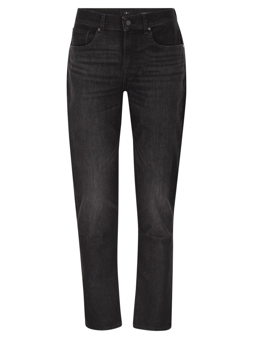 7 For All Mankind Slimmy Tapered - Skinny Medium-Waisted Jeans
