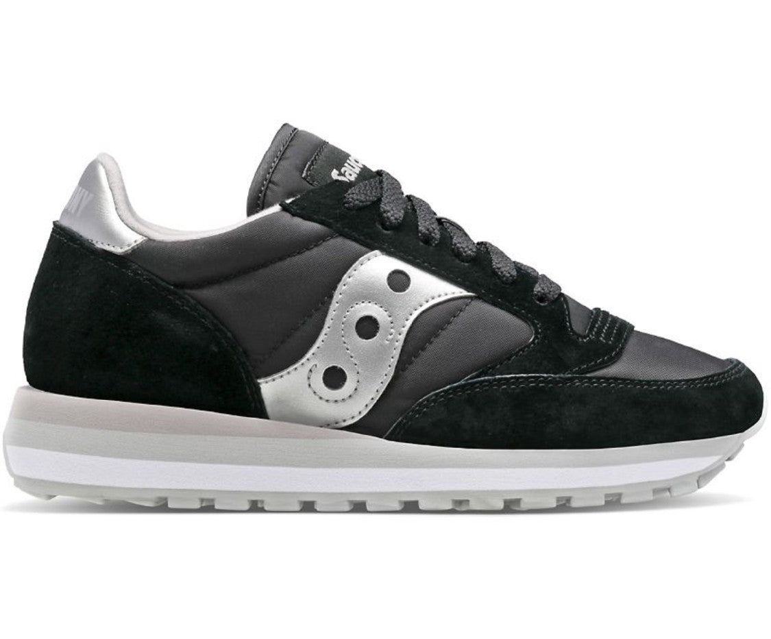 Saucony Leather Fabric Triple Midsole Lace-Up Shoes