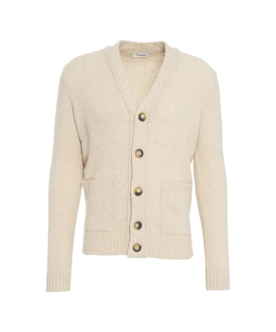 Kangra Cashmere Cardigan With Classic V-Neck And Refined Fit