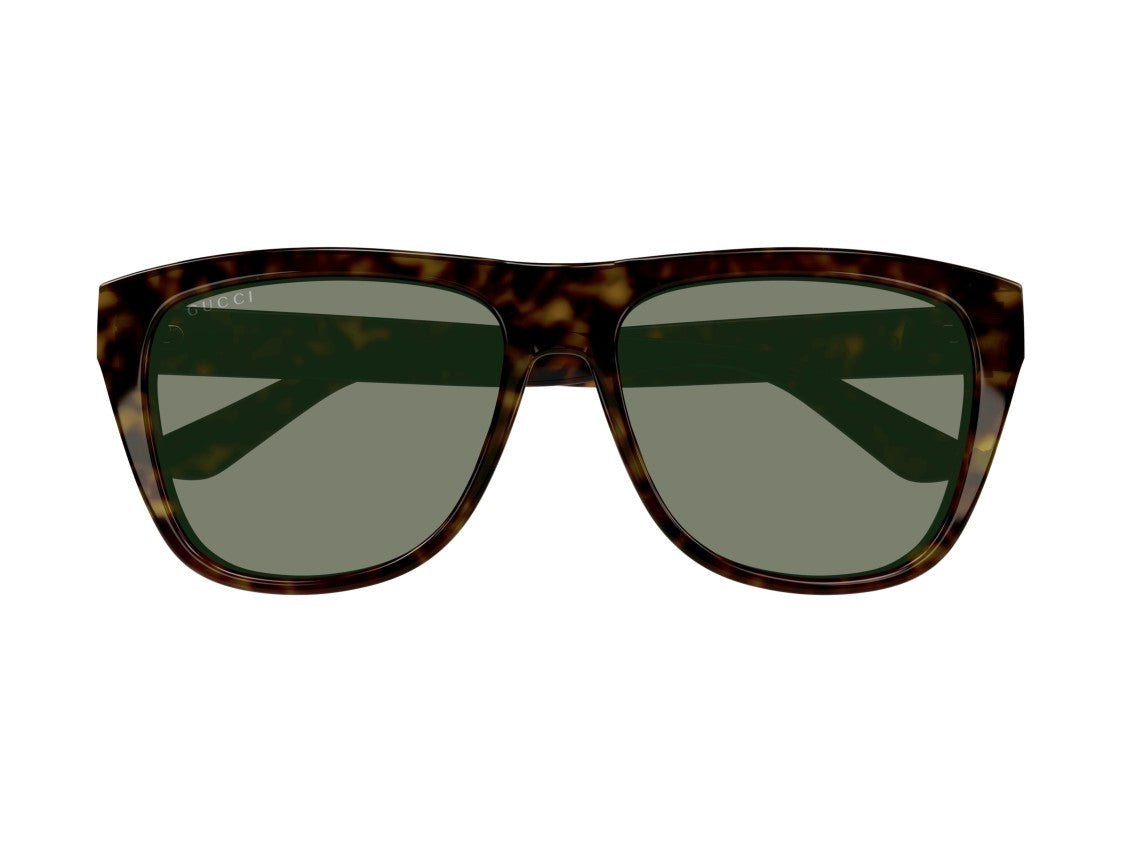 Gucci Tortoiseshell Gg1345s Oversized Square Sunglasses