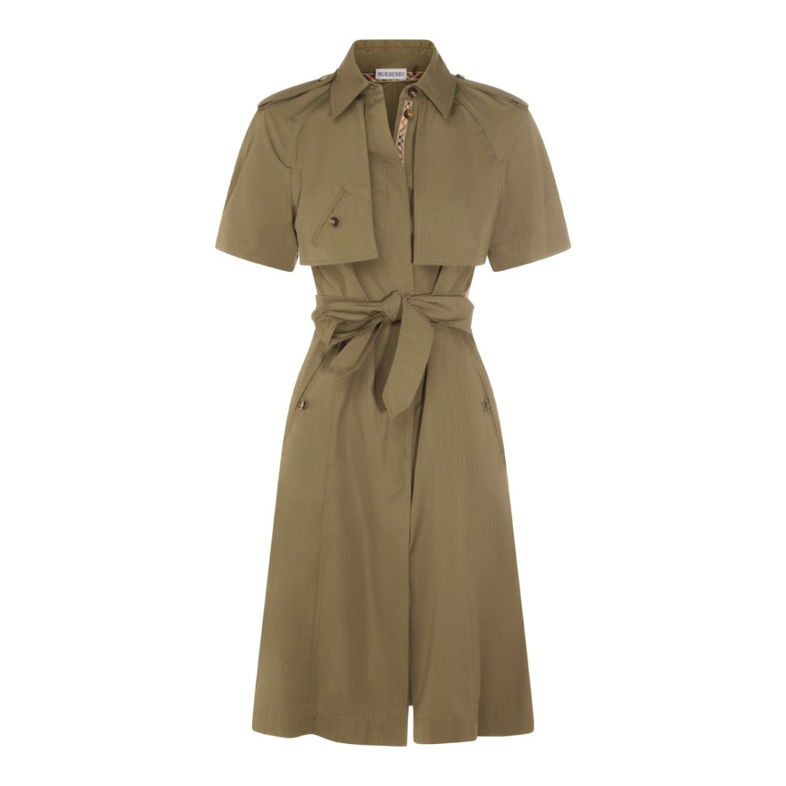 Burberry Cotton Midi Shirt Dress