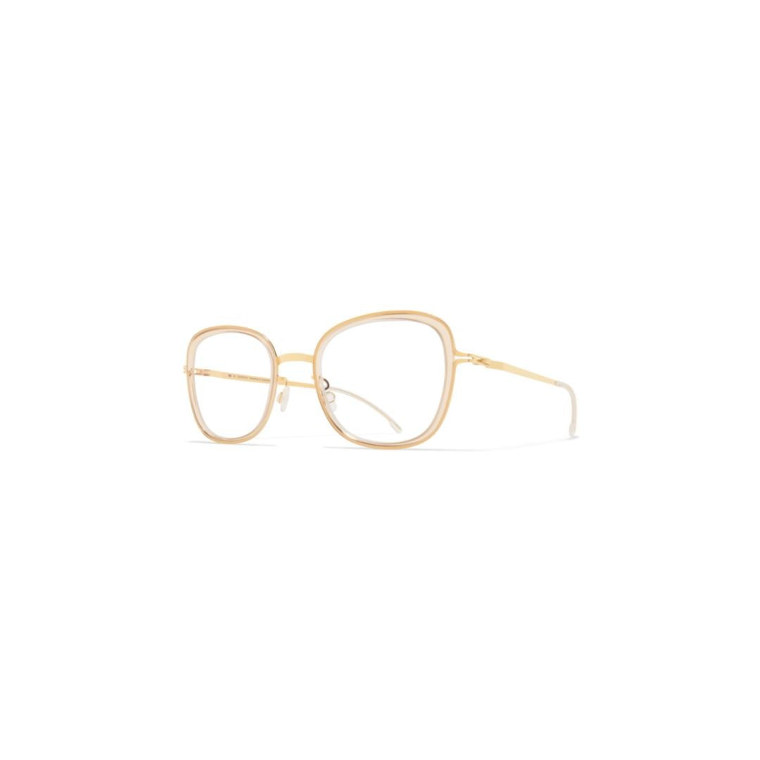 Mykita Alin Translucent Beige Square Frame Eyeglasses