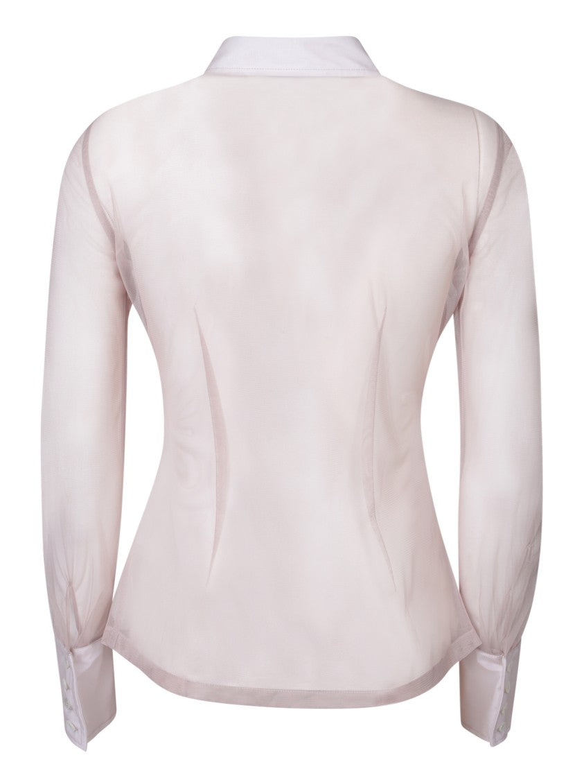 Mm6 By Maison Margiela Pink Avant-Garde Shirt