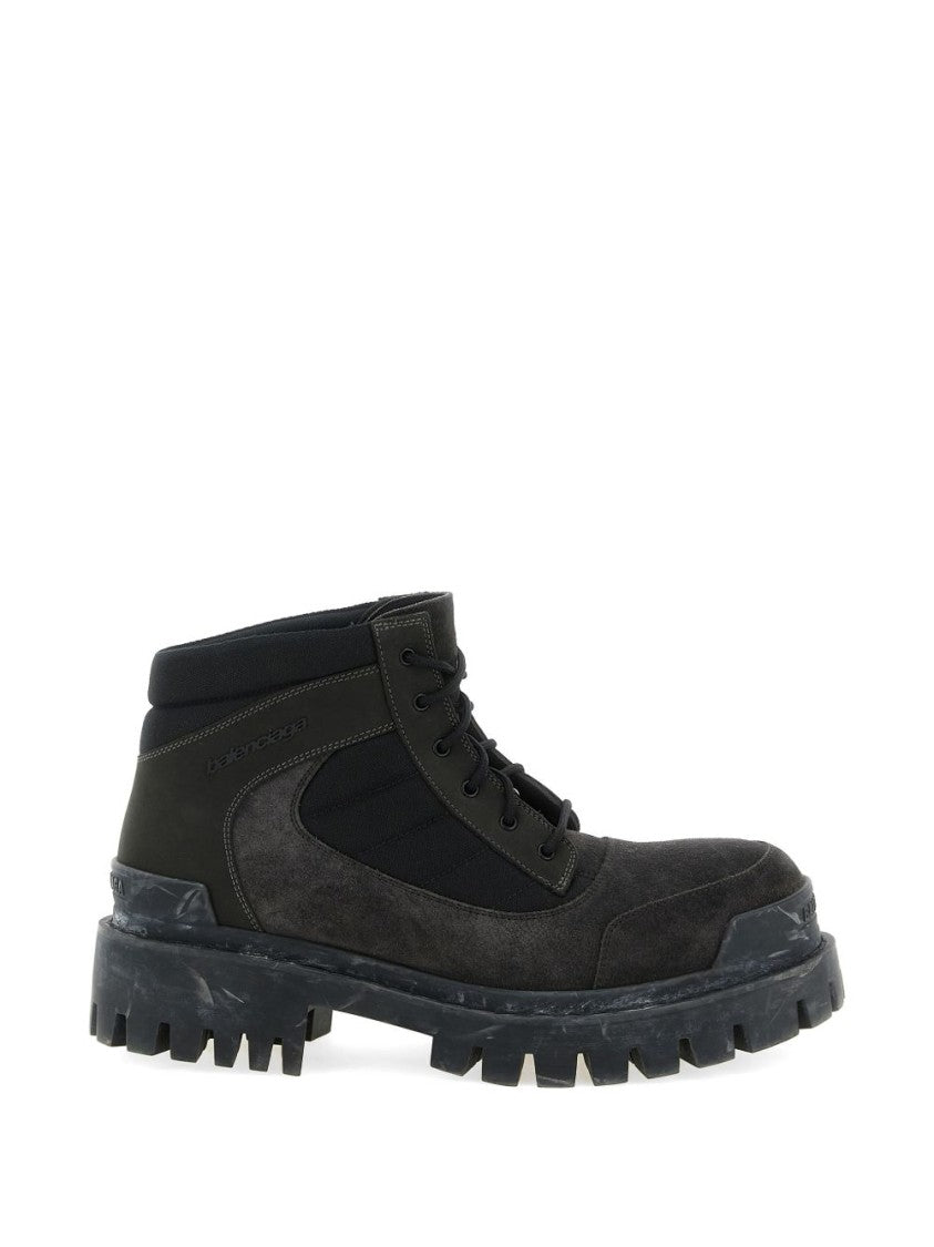Balenciaga Padded High-Top Marbled Sole Sneakers