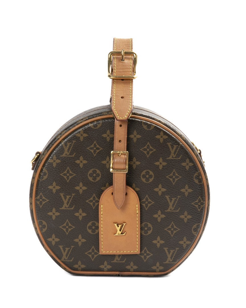 Louis Vuitton Brown Petite Boite Chapeau Monogram Canvas Shoulder Bag