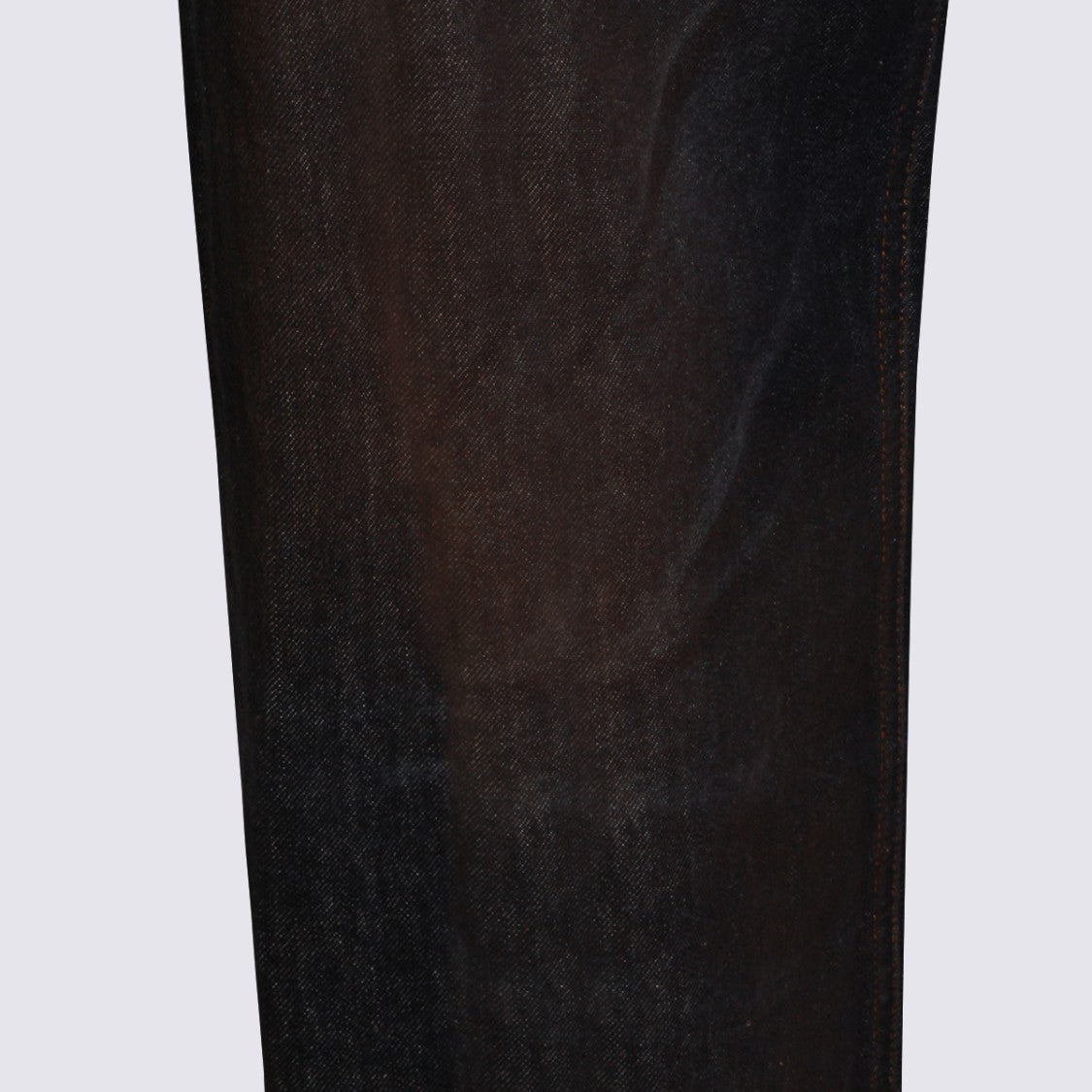 Mm6 By Maison Margiela Straight-Leg Denim Jeans With Dark Indigo Wash And Contrast Stitching