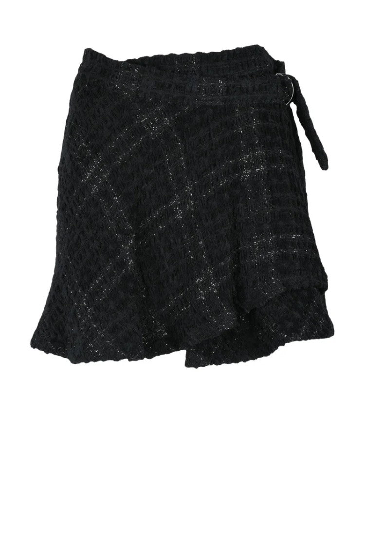Iro Mini Flared Skirt - Black