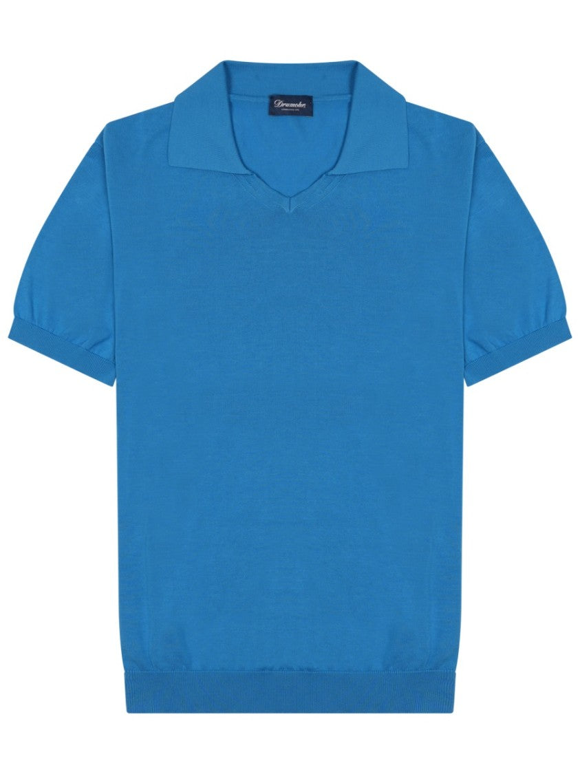 Drumohr Short-Sleeved Polo Shirt With Classic Collar