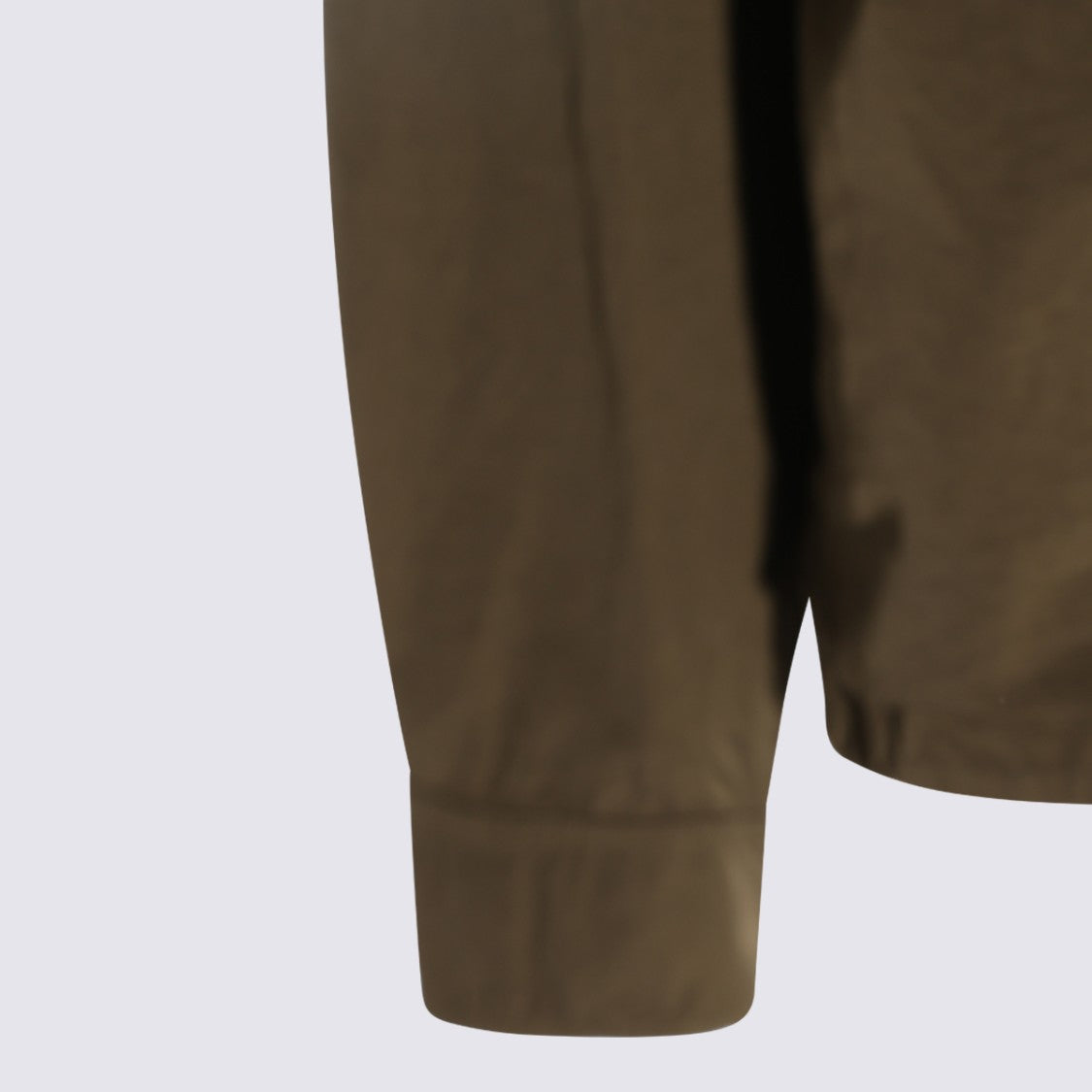 C.P. Company Structured Brown Casual Shirt With Classic Collar