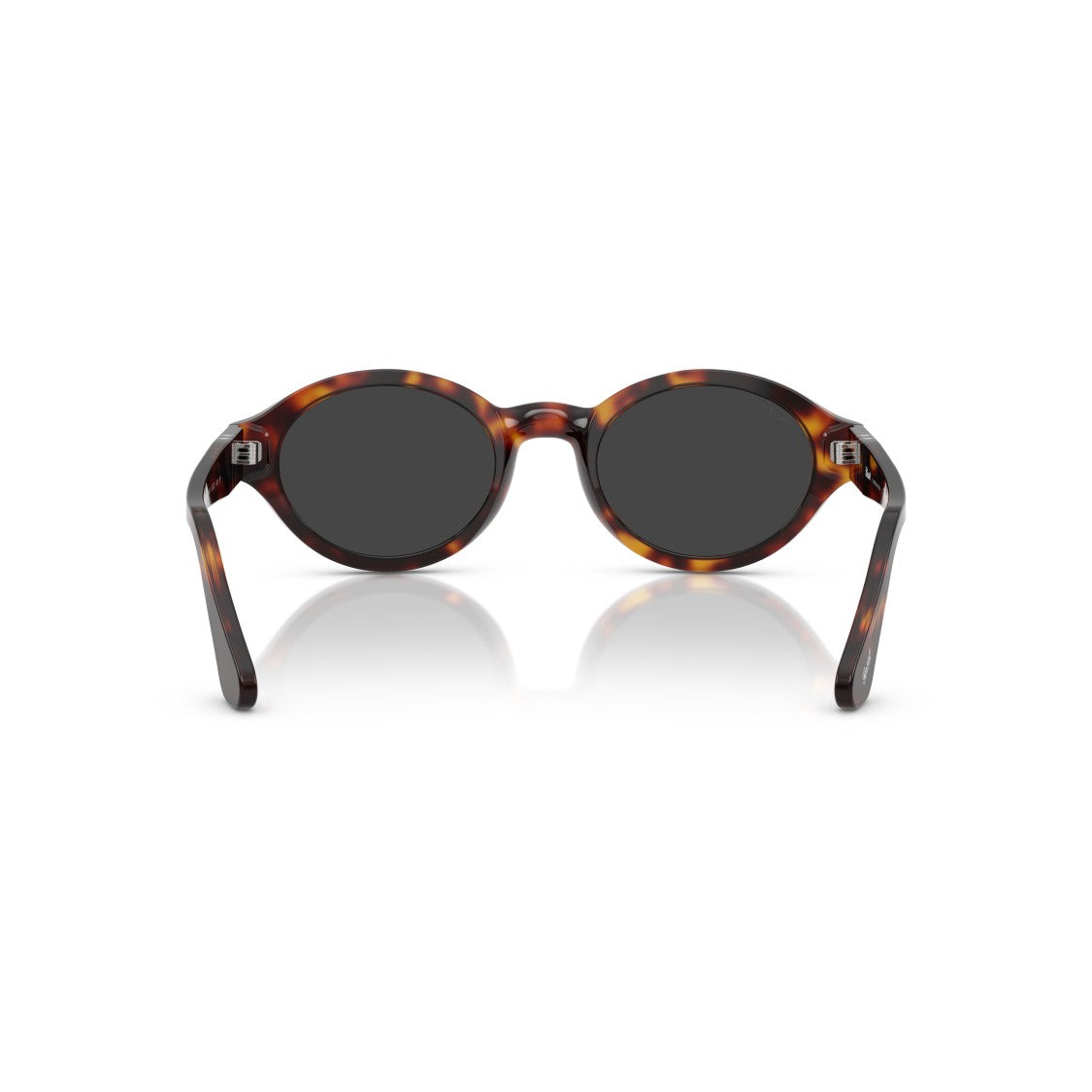 Persol 0Po3378s Tortoiseshell Oval Frame Sunglasses With Metallic Detail