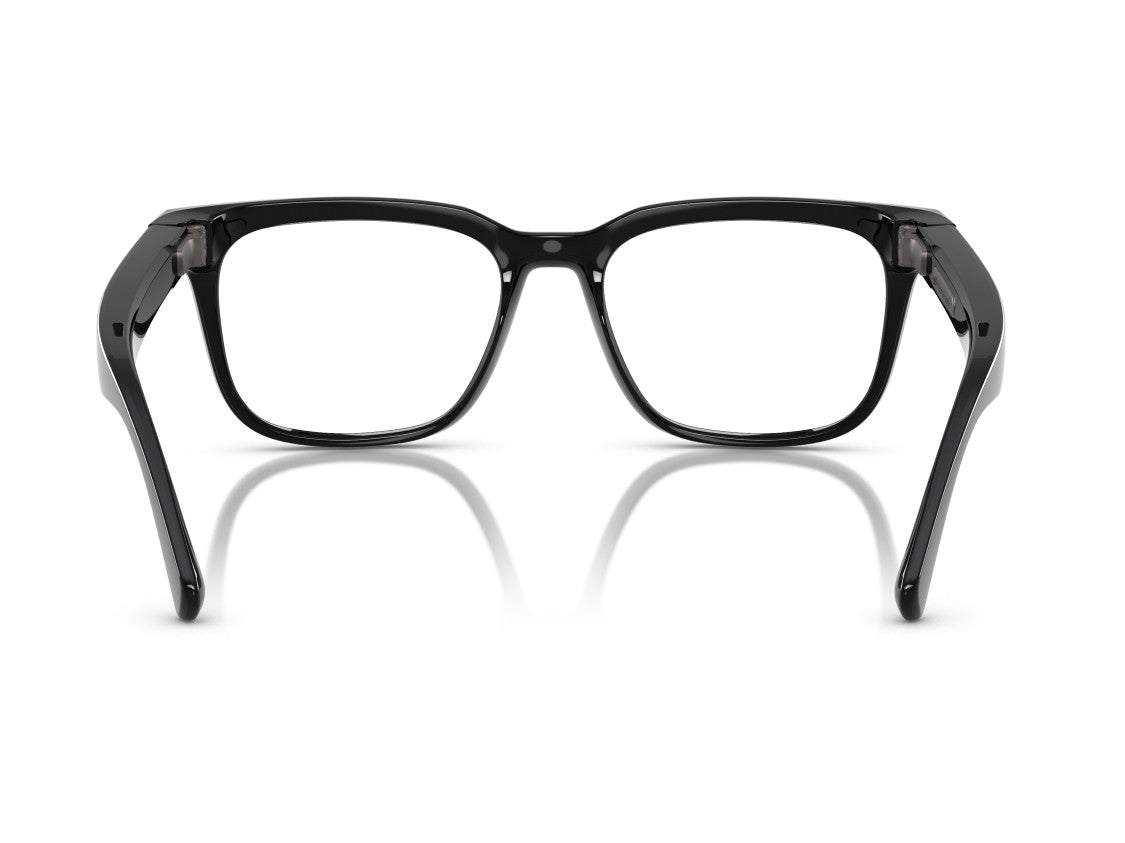 Nuance Audio Black 0Aw5004 Glossy Square Sunglasses
