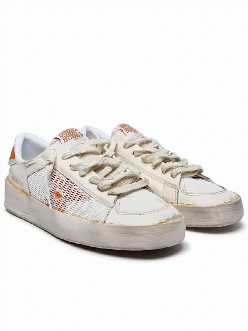 Golden Goose Low-Top Sneakers With Vintage Aesthetic