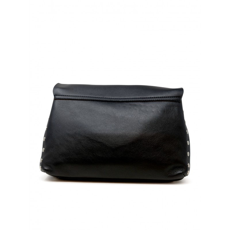Zanellato Black Postina Piuma Chain Leather Bag