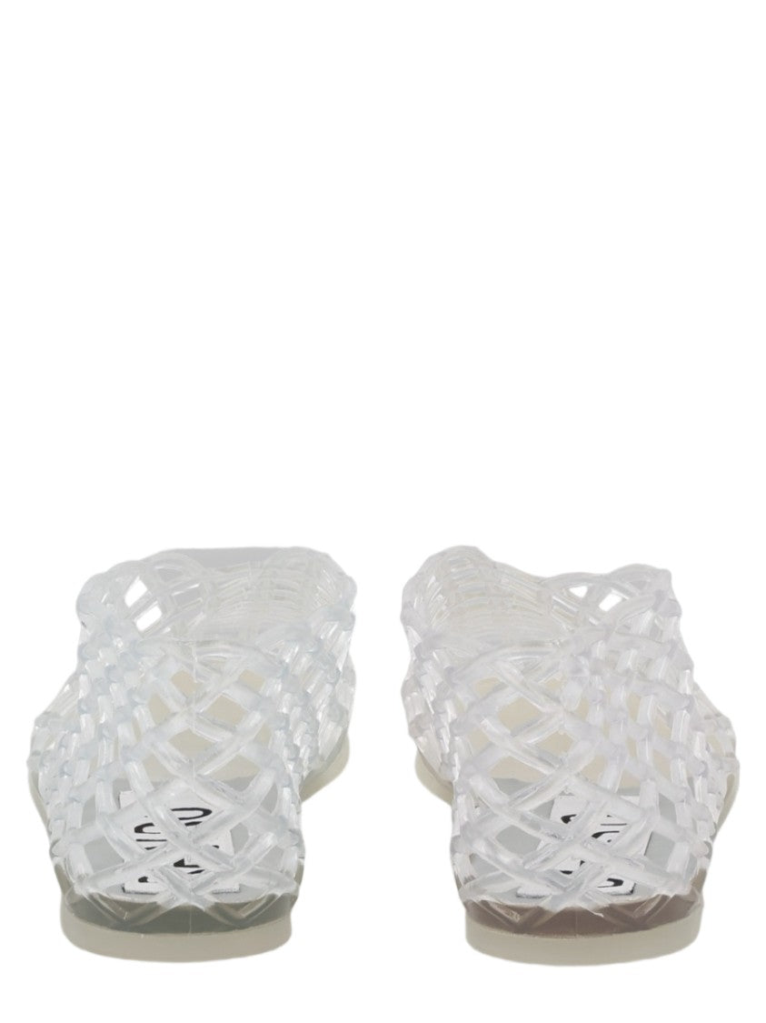 Senso Transparent Jellie Lattice Rubber Flats
