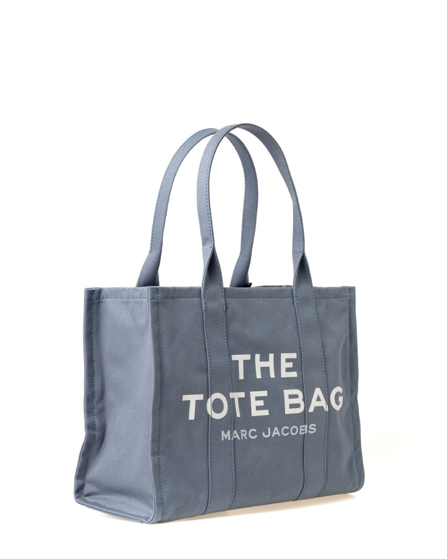 Marc Jacobs Logo-Printed Canvas Tote Bag With Spacious Interior