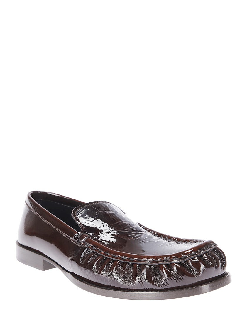 Dries Van Noten Moccasin Shoe With Shiny Leather