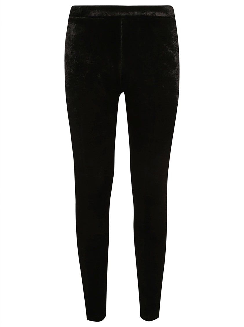 Balenciaga Fitted Velvety Black Trousers