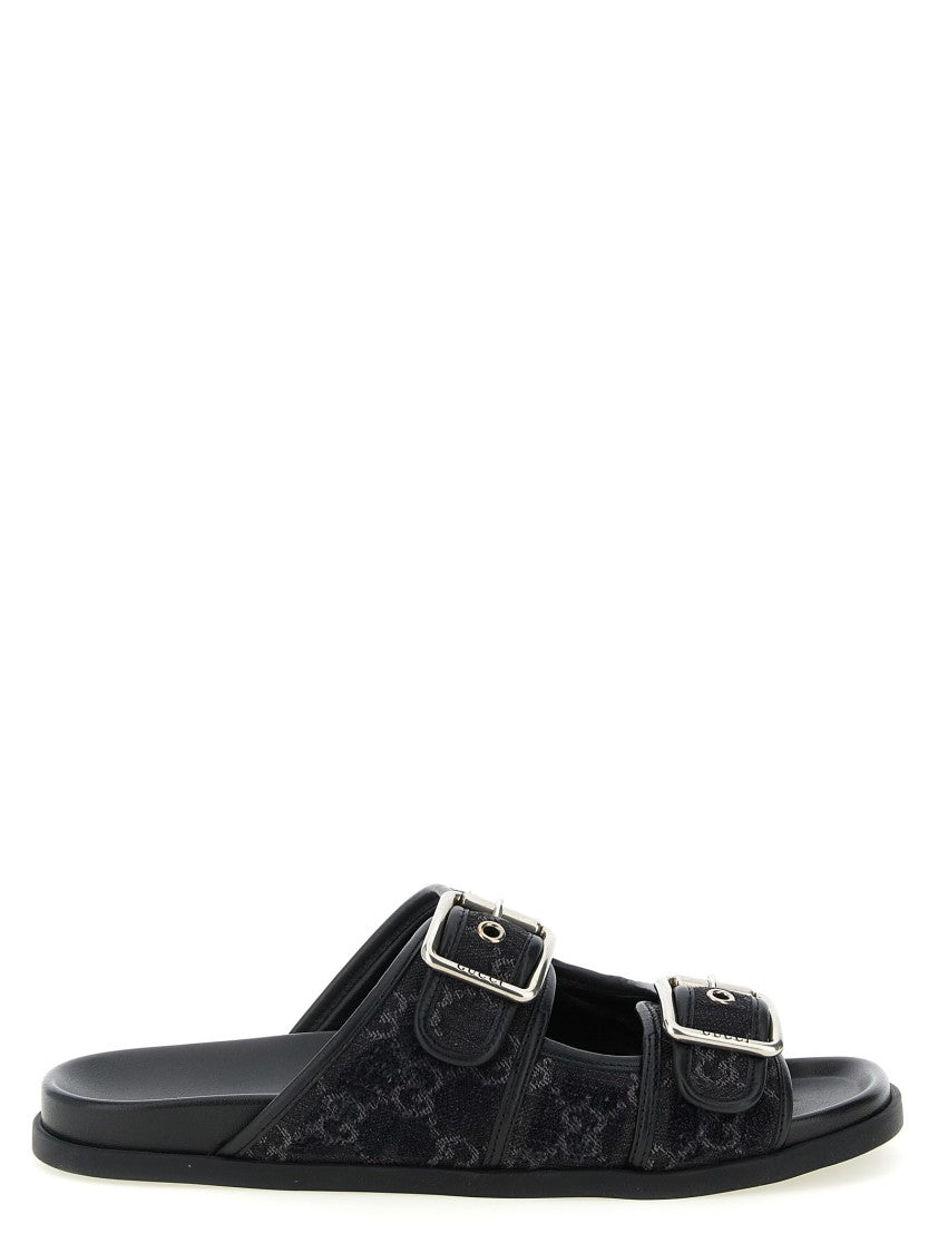 Gucci Gg Denim Slides