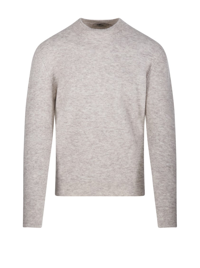 Altea Soft Blend Knit Sweater With Ribbed Hem