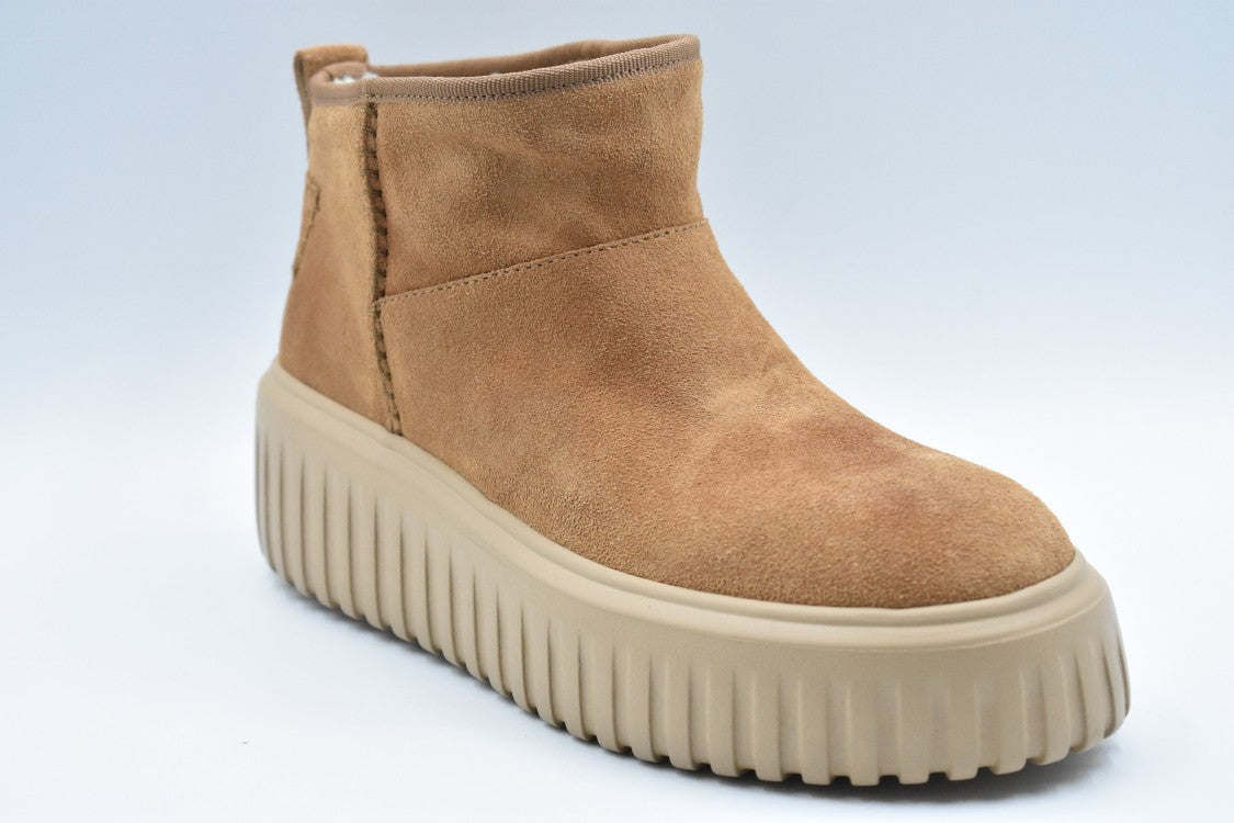 Hogan Lace-Up Boots With Rounded Toe