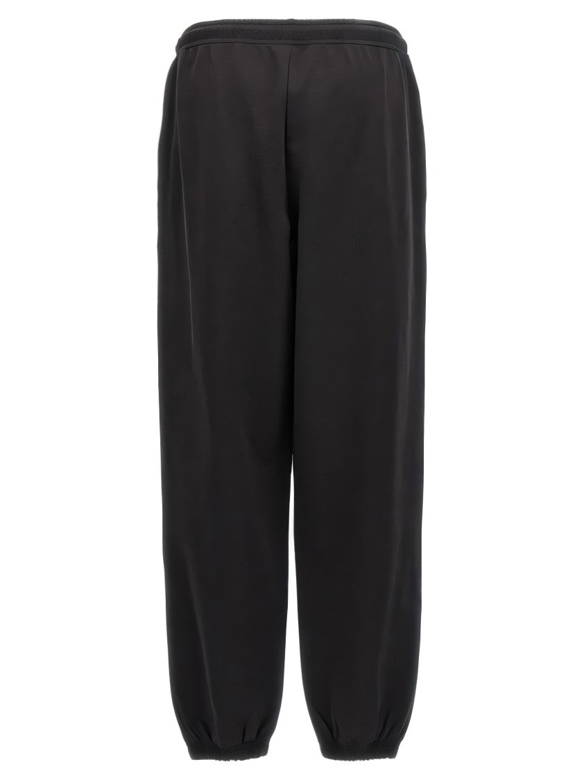 Moncler Black Jogger Pants With Elastic Waistband