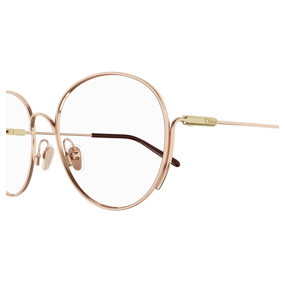 Chloé Ch0209o Delicate Rose Gold Round Frame Eyeglasses