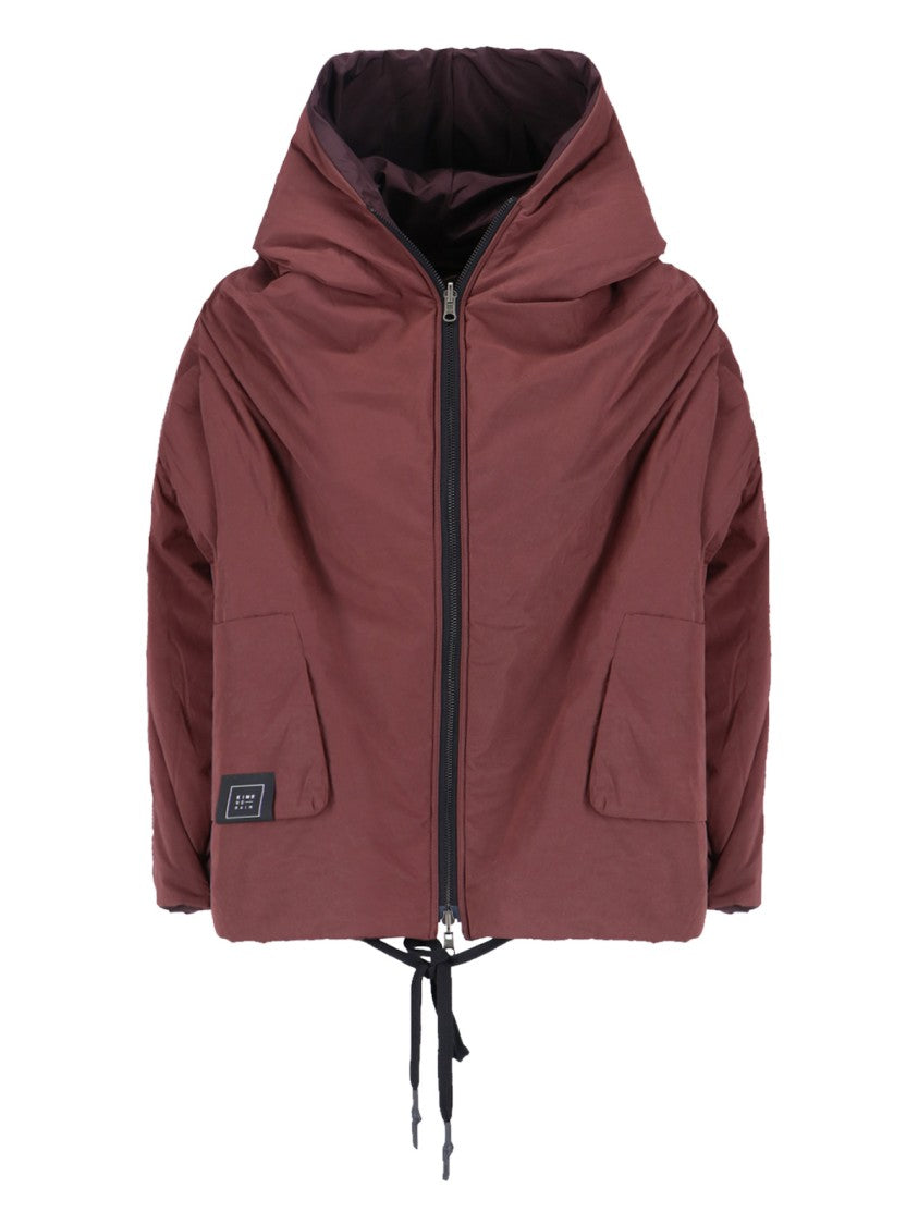 Kimono Rain Reversible Waterproof Jacket – Bordeaux And Purple