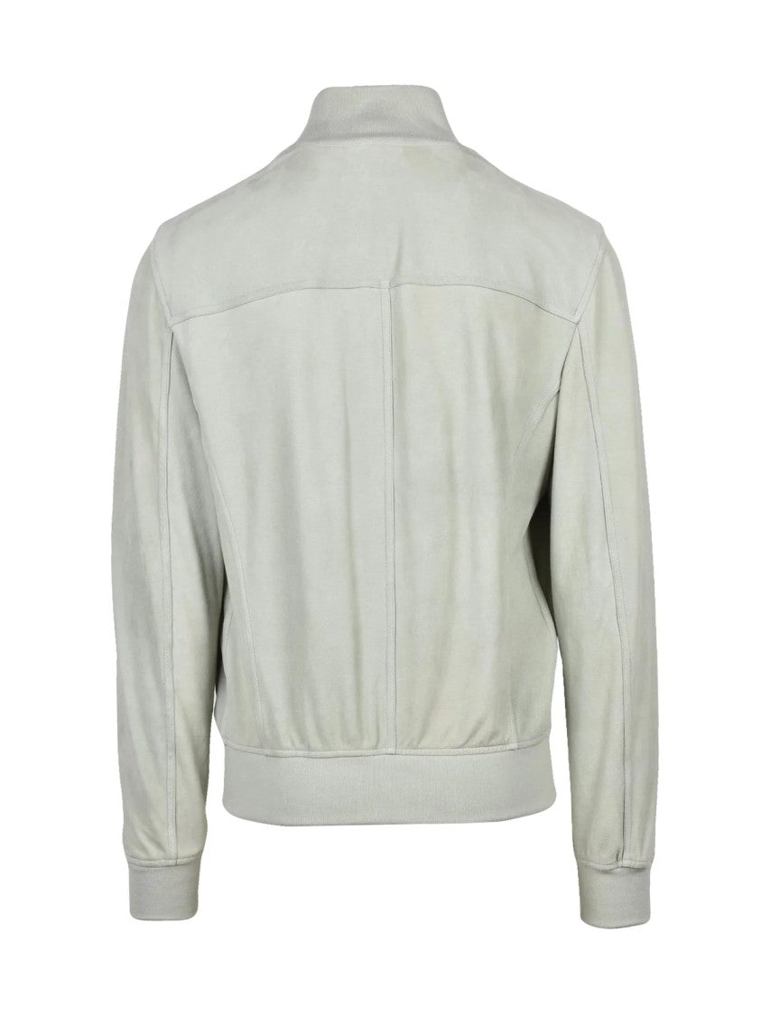 Volfagli Rinaldo Leather Jacket - Aqua Green
