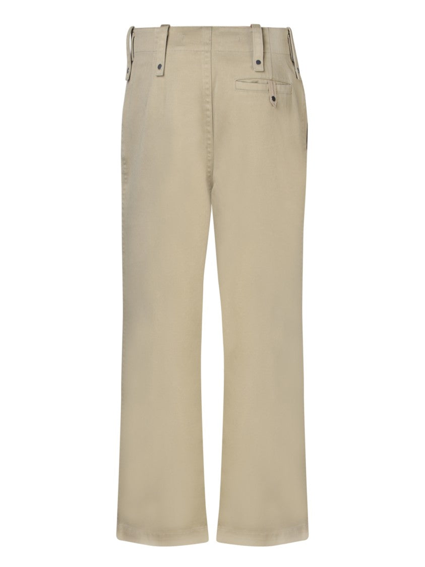 Burberry Beige Straight Trousers