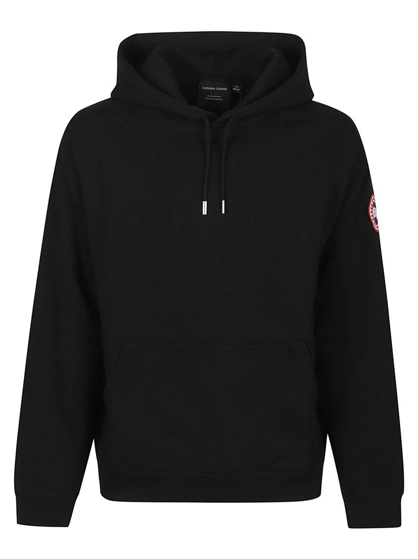 Canada Goose Black Rove Full Zip Cotton Hoodie